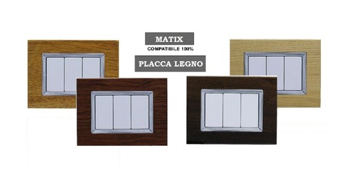 Placca elegance legno - placca,