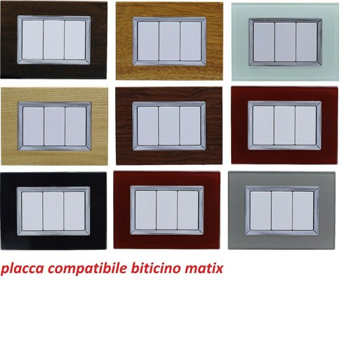 Placca compatibile bticino - compatibile,
